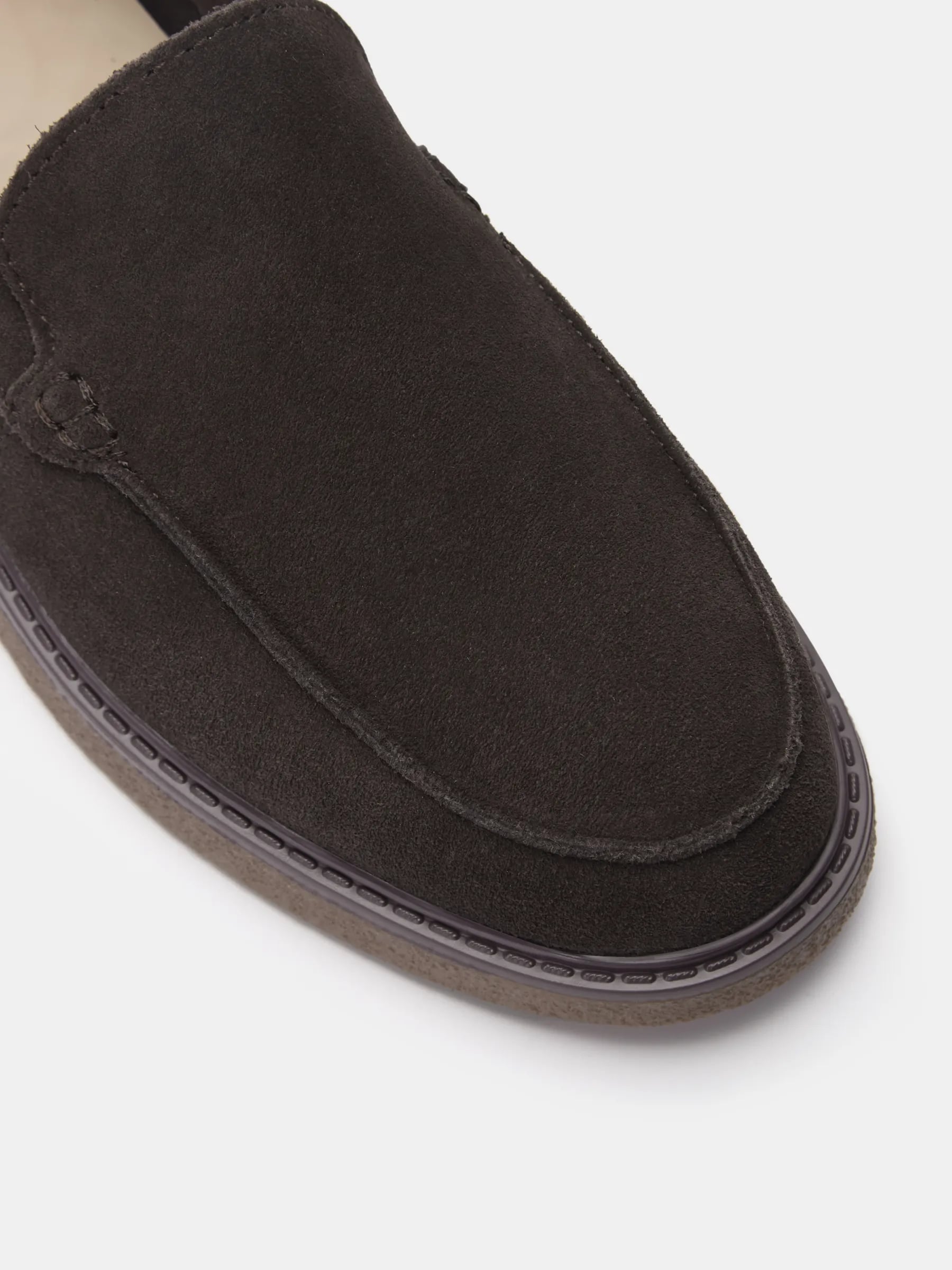 Лоферы натуральные замшевые туфли