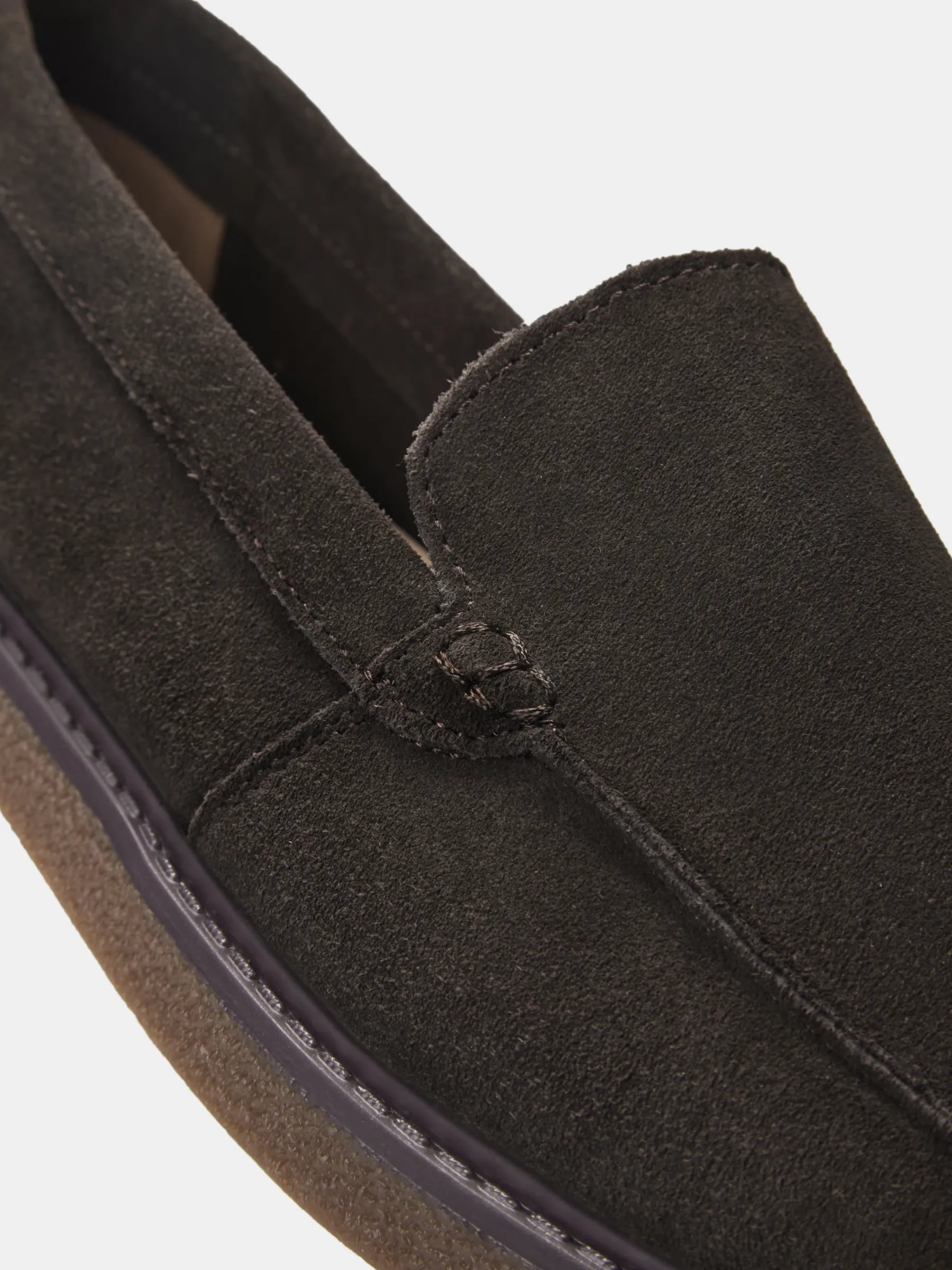 Лоферы натуральные замшевые туфли - 4